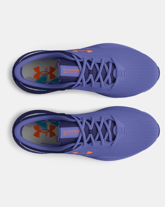 Women's UA Charged Escape 4 Printed Running Shoes in Blue image number 2